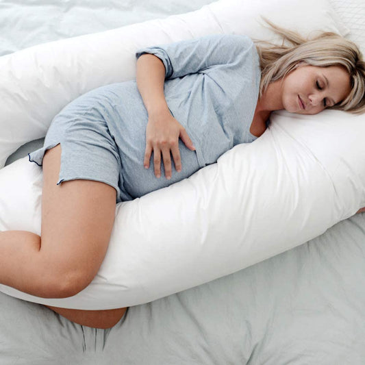 Australian Made Pregnancy/Maternity/Nursing Pillow Body Feeding Support (Pillowcase Included) (White)